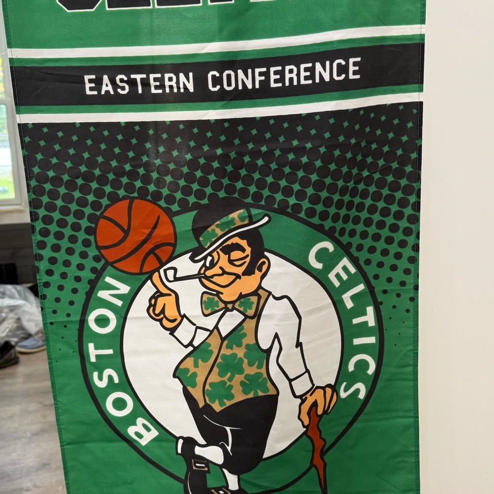 NBA Boston Celtics Green and Black Tapestry
